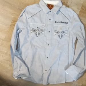 New with tags signature Rock Revival long sleeve men medium